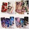 For Redmi Note 14 4G Case 2025 Fashion Flower Marble Soft Silicone Shockproof Cover For Xiaomi Redmi Note 14 5G Note14 EU Bumper