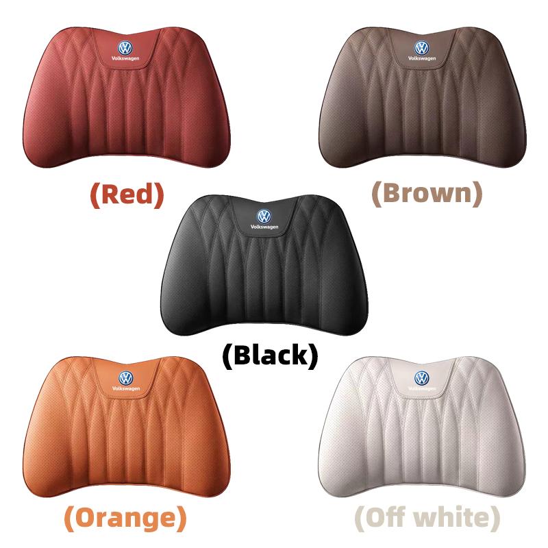 EFG1 Volkswagen Car Seat Cushion Lumbar Support Set Accessories For VW GTI Polo Golf MK6 Passat B6 Tiguan Arteon T-ROC Jetta ID.3 CC
