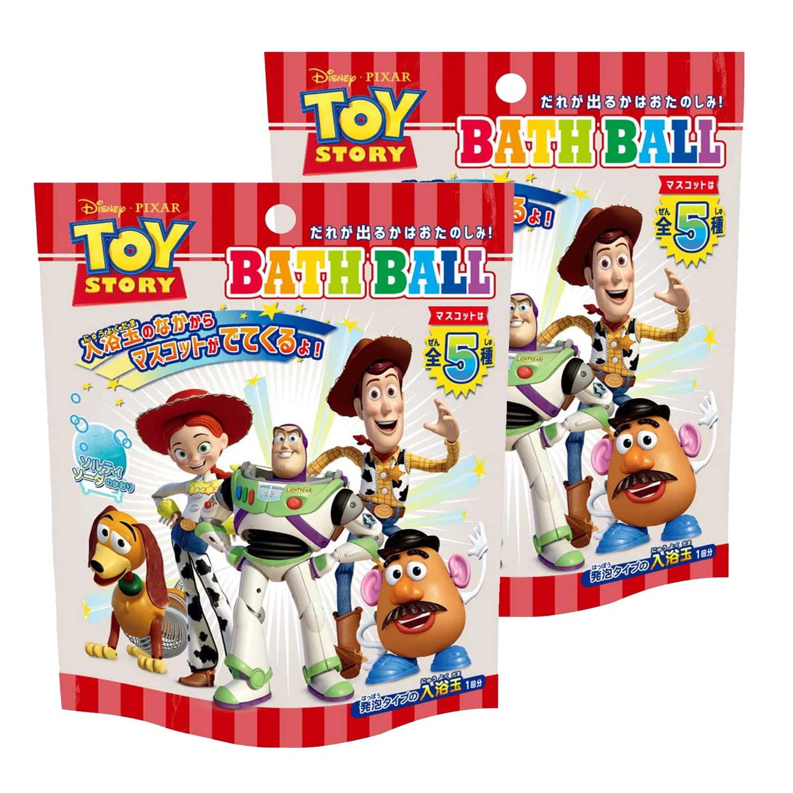 

Набор из 2 шариков для ванны Disney Toy Story с маскотами, игрушки для ванны, бомбочки для ванны, детский подарок