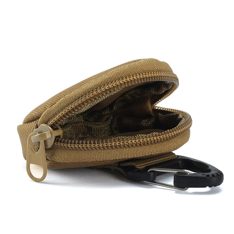 Tactical EDC Men Key Wallet Pocket Outdoor Usb Cable U-Disk Earphone Storage Bag for AirPods Freebugs Headphone Protective Case