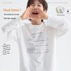 Jungen Baumwollmischung Langarm T-Shirt mit Grafik
