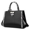 Tote Bag, New Women's Bag, Fashionable Snake Skin Pattern Bag, High-end Sense, Contrasting Color, Large Capacity Single Shoulder Handbag for Women
