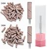 Sanding Cap Bands Electric Manicure Machine Nail Drill Bits Pedicure Caps Polish Gel Remover Cutters Nails Heads Files