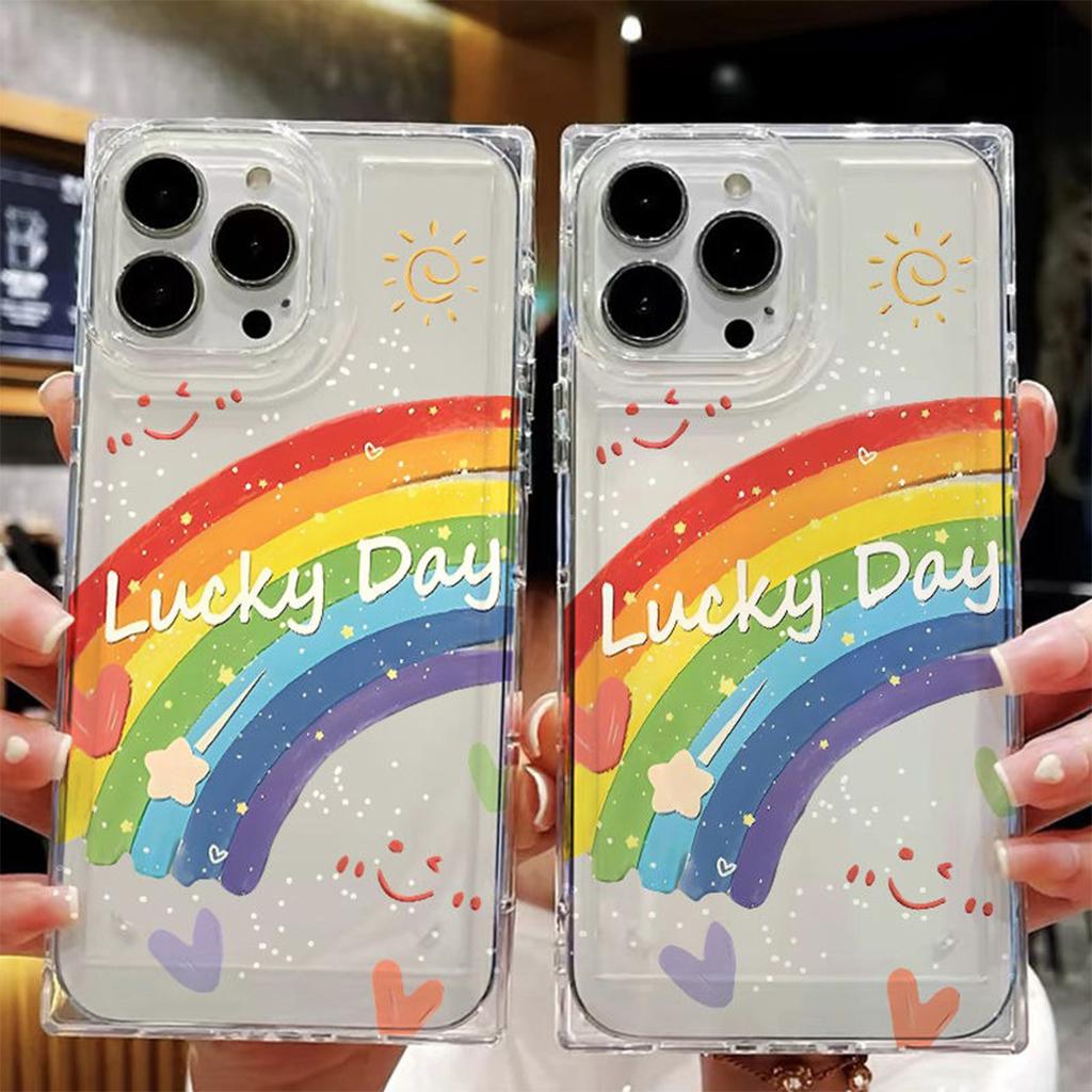 New Electroplating for Apple's High-end Sense for Apple 16pro Transparent Airbag Anti-fall Mobile Phone Case Four-corner Airbag Mobile Phone Case