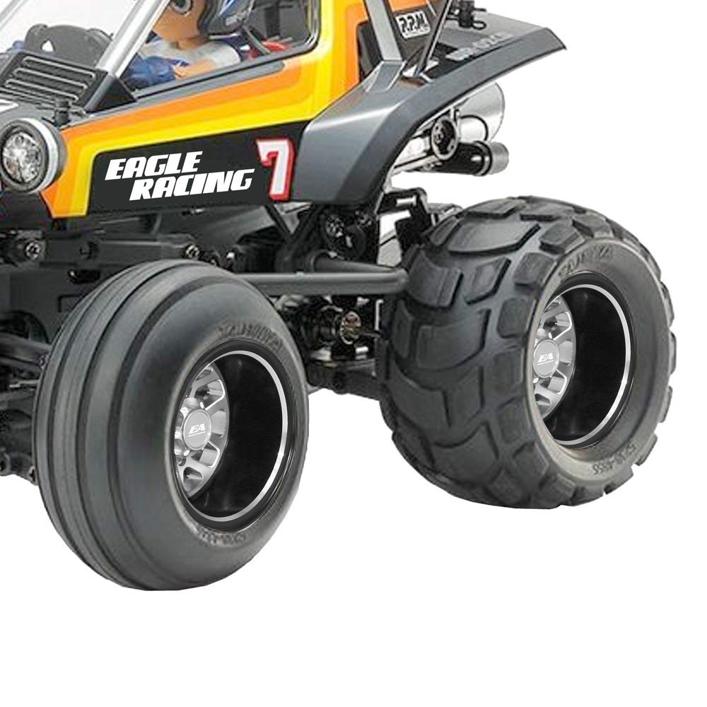 1.9x1.7 inch Dual 6-Spoke Wheels for WR-02CB & GF-01CB (2) [Eagle Model] [#WR02-CB-D6-U] (SI)