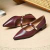 Pointed retro high heels on new comfortable professional high heels female stewardess elegant