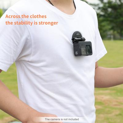 UURIG BH-06 Magnetic Sports Camera Neck Holder Mount Quick Release with 1/4 Inch Screw Adapter