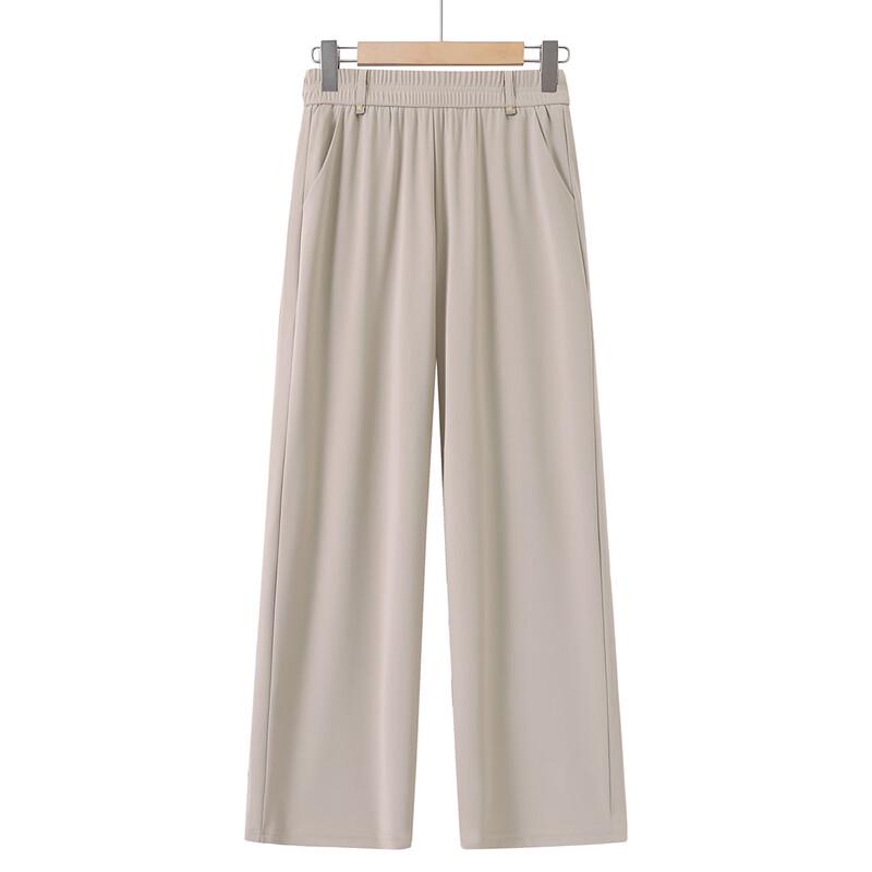 

Bao Lian Duo Women s Summer Elastic Waist Wide-Leg Pants 4XL