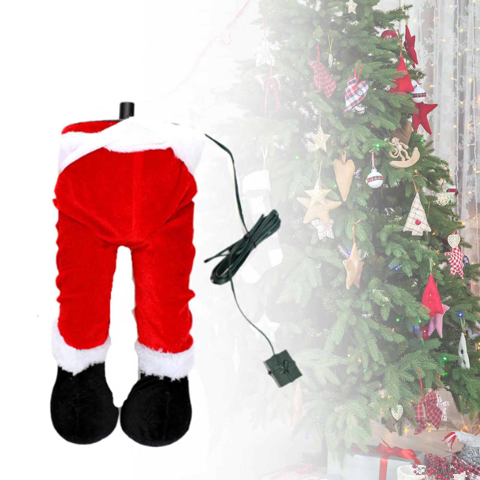 

Качающиеся ножки, елочное украшение, гирлянда, подвеска, электрическая рождественская елка Red 31x14x12cm