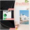 30 Pack 60 Pockets 5.5x8.5” Sheet Protector Sleeves for 6 Ring A5 Binder, A5 Mini 3 Ring Binder, Ultra-Clear Playbill Holder Sleeves, Double-Sided,