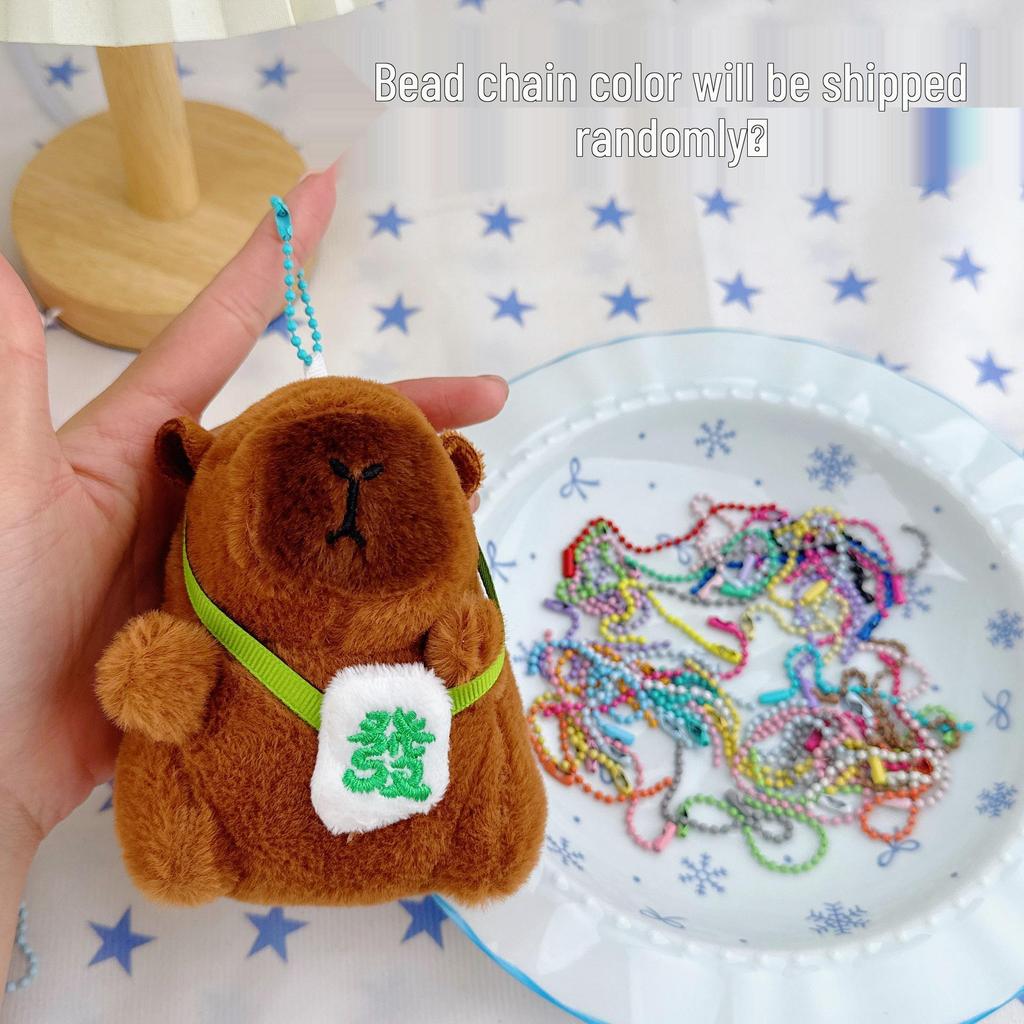 Pingente Capivara Chaveiro de Pelúcia - Presente de Aniversário Boneca de Pano