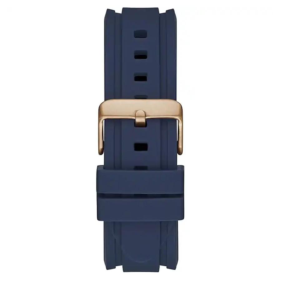 Guess Men's Quartz Watch with Three-Hand Silicone Strap - GW0211G4