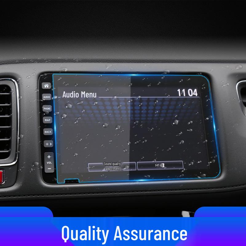 Honda Everus VE-1/XRV/HR-V Navigation Tempered Film & Anti-Scratch Blue Light Center Console Protective Sticker.