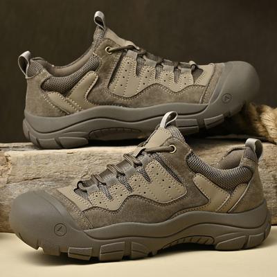 Fashion Outdoor Casual Leather Shoes New Fashion Men's Sneakers Non-slip Male Treking Footwear Versatile Hiking Shoes Handmade Trainers