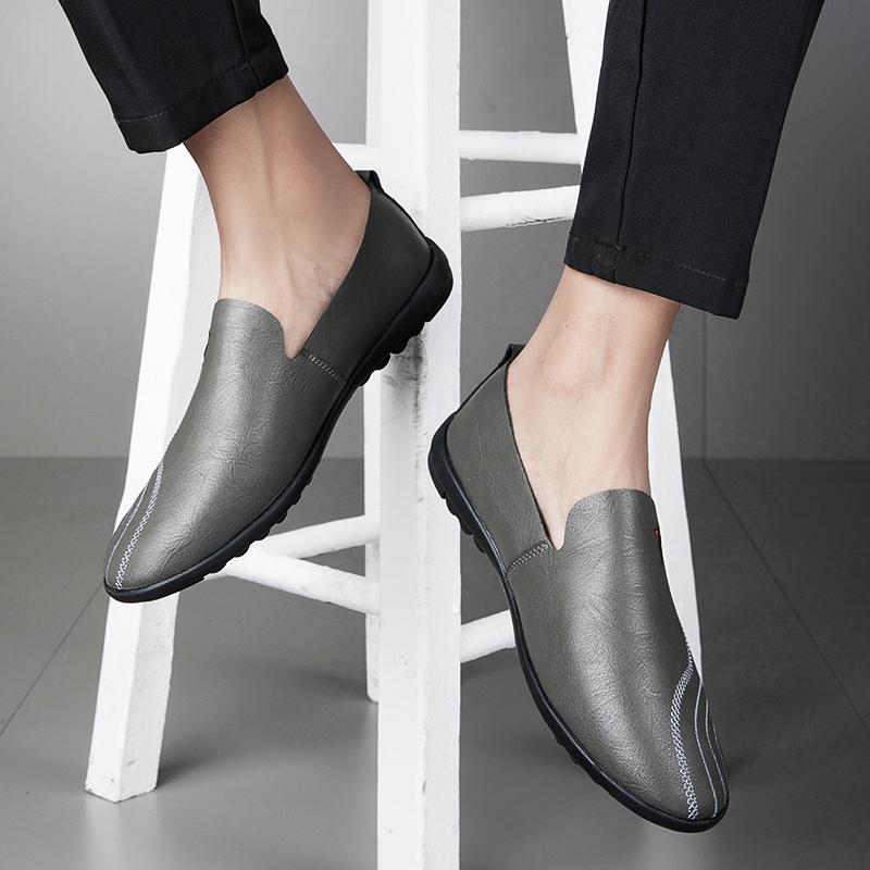 Модные мужские удобные деловые прогулочные туфли — фото 4