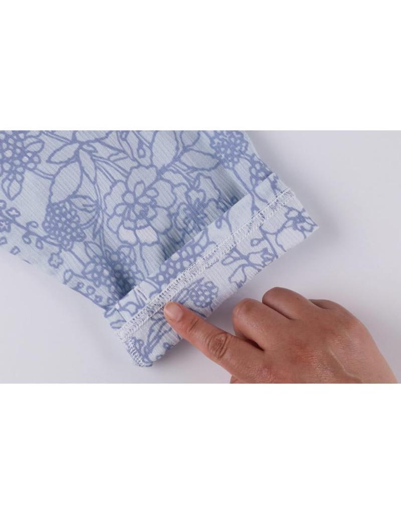 Wacoal Pajama Long Sleeves and Fits Heights 146cm Large Loose Front for DNL370 SX SP [Easy Partner] Set, Pants, - 154cm, 100% Cotton, Lemon-Shaped