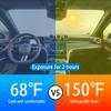 1Pcs Sunflower Heart Pattern Windshield Sunshade UV Rays Heat Blocker Keeps Vehicle Cool Unique Design Fit Sedans SUVs Trucks