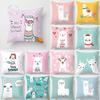 Cartoon Alpaca Animal Print Pattern Decorative Pillowcase Home Decor Sofa Bedroom