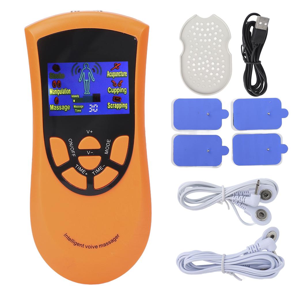 Digital Therapy Machine LCD Voice Broadcast Pain Relief Mode Adjustable Neck Shoulder Massage Machine