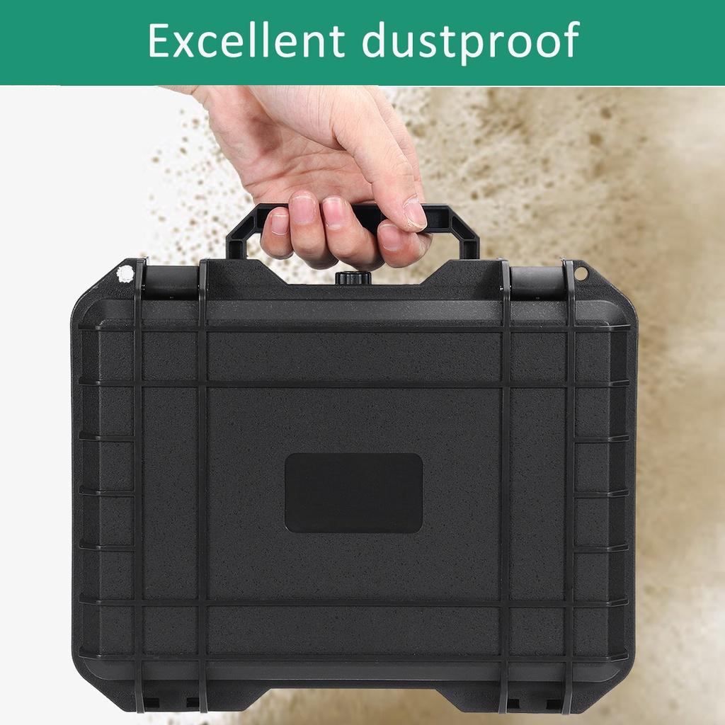 Protective Safety Instrument Tool Box Waterproof Shockproof Storage Toolbox Sealed Tool Case Impact Resistant Suitcase Sponge