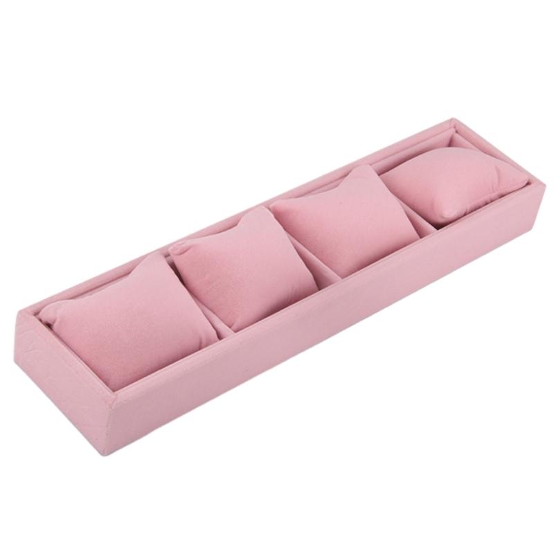Elegant Jewelry Display Box Watch Box 4 Grids Bangle Box Watch Storage Holder Watch Organizers for Watches and Bracelets