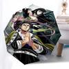 1pc Jujutsu Kaisen Characters Outdoor Umbrella - Automatic Opening/Closing, Portable 3-Fold Design, 8-Bone Iron Frame - Perfect Gift for Fans, Travele