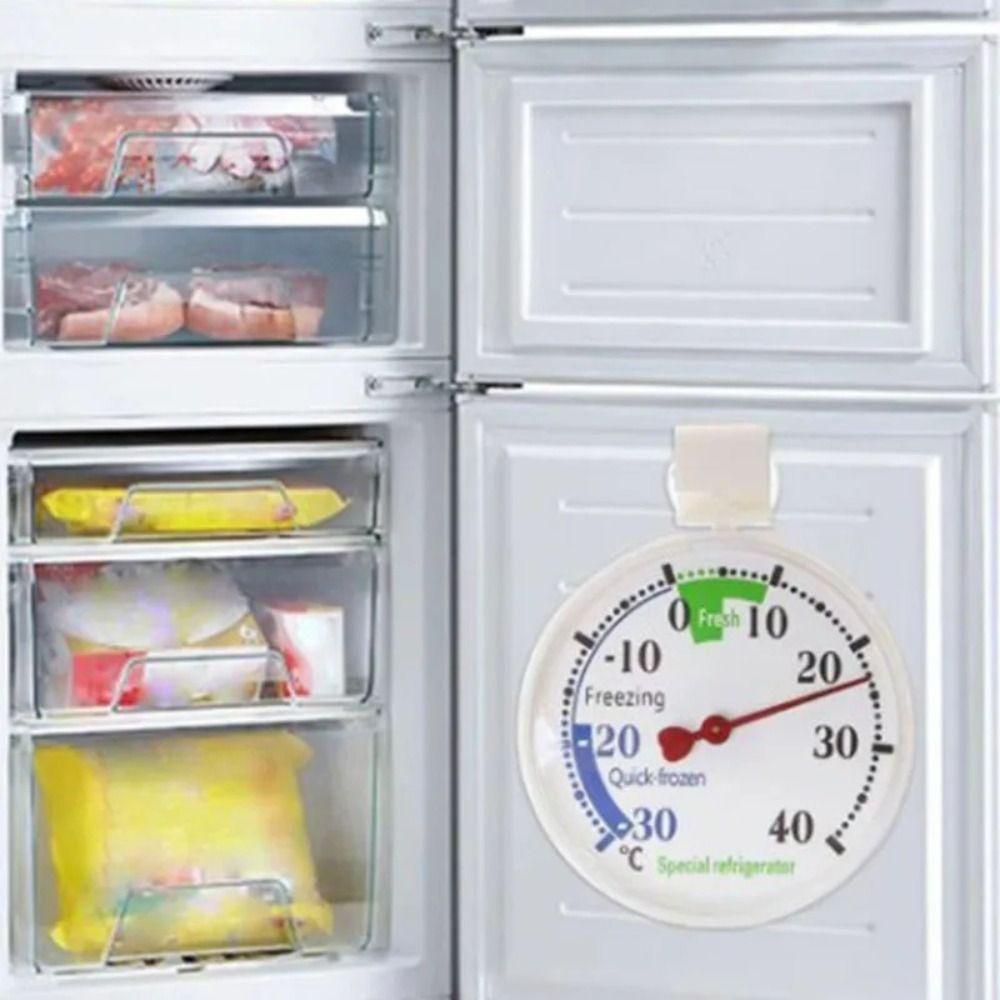 ABS Refrigerator Thermometer with Suction Cup -30~40 ℃ Refrigerator Freezer Thermometer Fridge Refrigeration Temperature