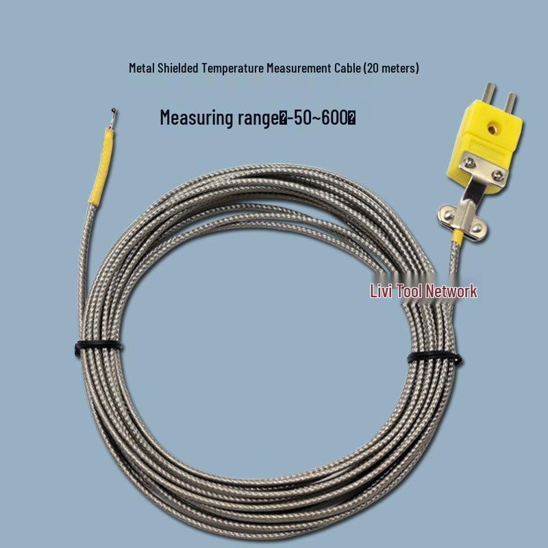K-Type Thermocouple High-Temperature Probe: Oil, Furnace & Temperature Measurement Sensor
