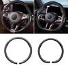 1pc Car Non-slip Protection Steering Cover D-shaped / Round Decoration Steering Wheel Cover Fit for 36-38cm Auto Accessories