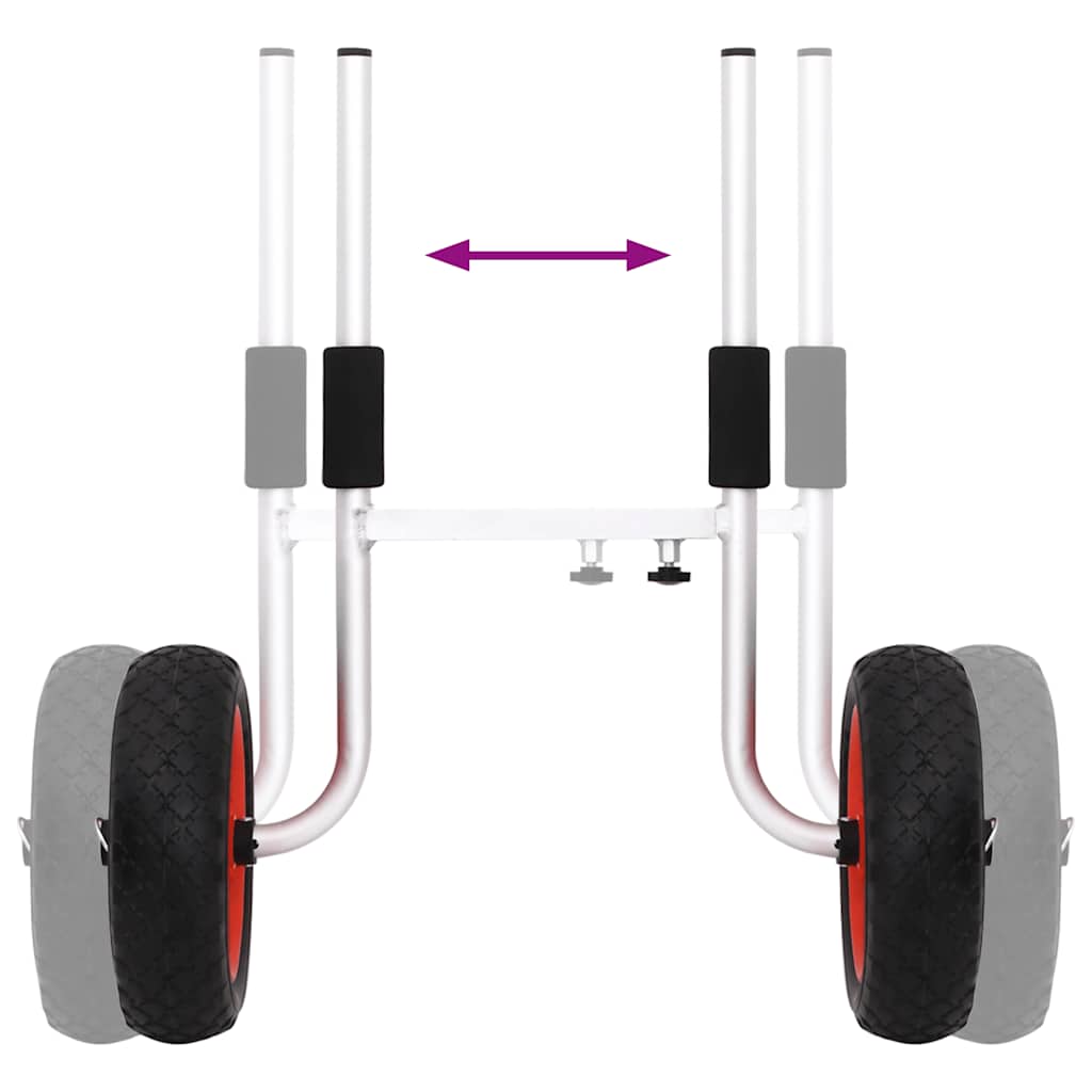 Kayak Trolley 90 kg Aluminum