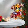 1PC 21*16.9cm Acrylic 2D Colorful Dog Statue Art Craft Desktop Ornaments Christmas Valentine's Day Gifts Home Decoraction Gifts