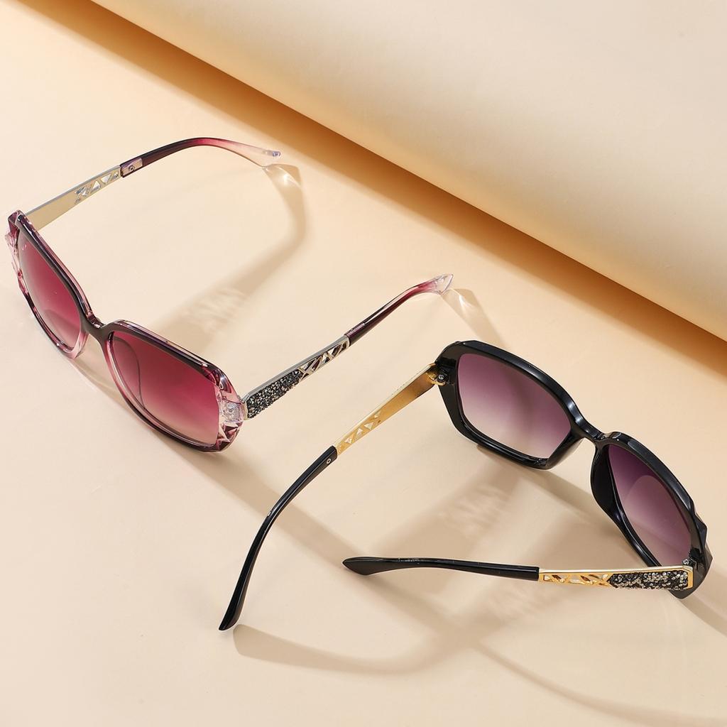 New Ladies' Sunglasses With High Sense And Diamond-Encrusted Sunglasses Protect Against Ultraviolet Rays In Summer.