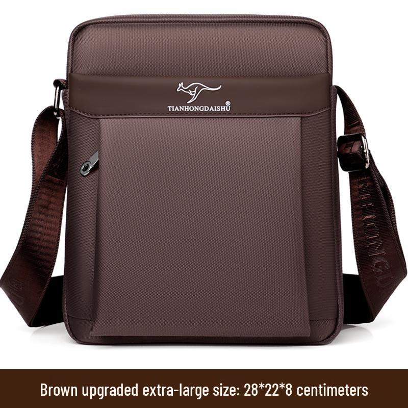 Men's Single Shoulder Crossbody Canvas Bag, New 2025 Oxford Commuting Backpack, Compact Personal Portable Bag