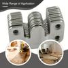 10pcs Picture Frame Hooks Stainless Steel Wall Hanger Flush Mount Hanging Buckle Furniture Interlock Bracket Joint Connector