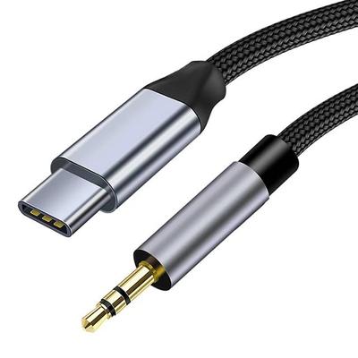 GIMIRO USB C kuni 3,5 mm heli lisapesa kaabel [1,5 M ] Aux-USB C helikaabel autosetero, kõrvaklappide, telefoni jaoks