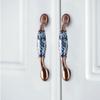 2pcs Contemporary Luxury Handles High-end American-style Handles European Ceramic Knobs  Cabinets