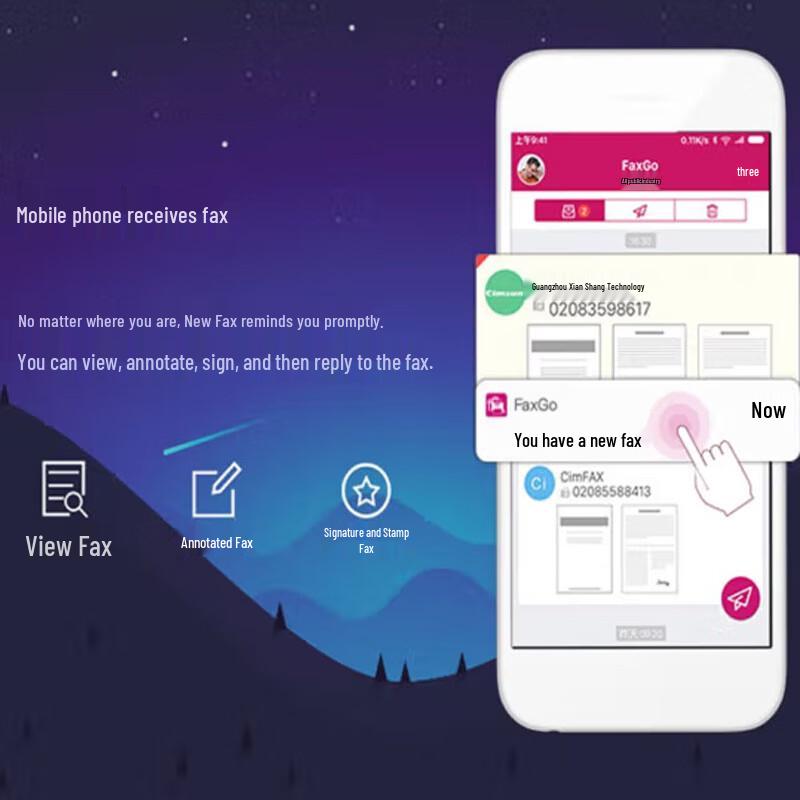 CimFAX T5S Paperless Fax Machine