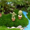 5Pcs Lifelike Mini Artificial Fleshy Cactus Plant Real Touch Palm Bonsai Landscape Table Decoration