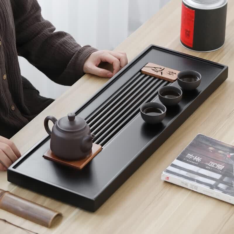 Ebony Wood Tea Tray for Kung Fu Tea