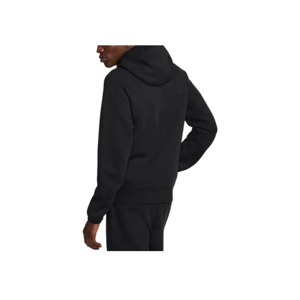 Nike Solid Color Logo Raglan Sleeve Hooded Pullover Sweatshirt Men Sweatshirt Black FB8017-010