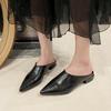 2026 Summer Fashion New  Shoes Women European Fashion Station Baotou Slippers Half-supported Outdoor Sandals Fashion Shoes