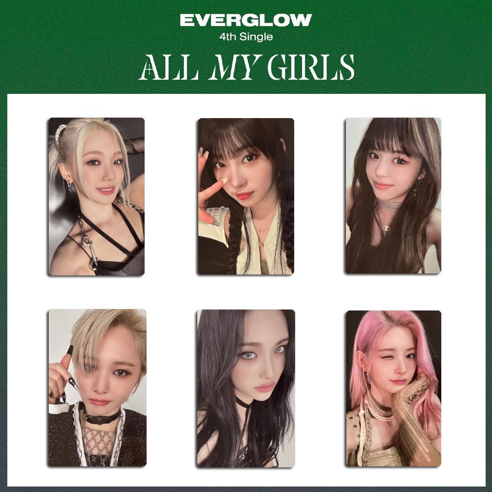 Официальная коллекция фотокарточек альбома ALL MY GIRL группы EVERGLOW