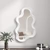 Wandspiegel Decor Asymmetrische Rand Artistieke Tafelspiegel voor Badkamer Woonkamer Huisdecoratie