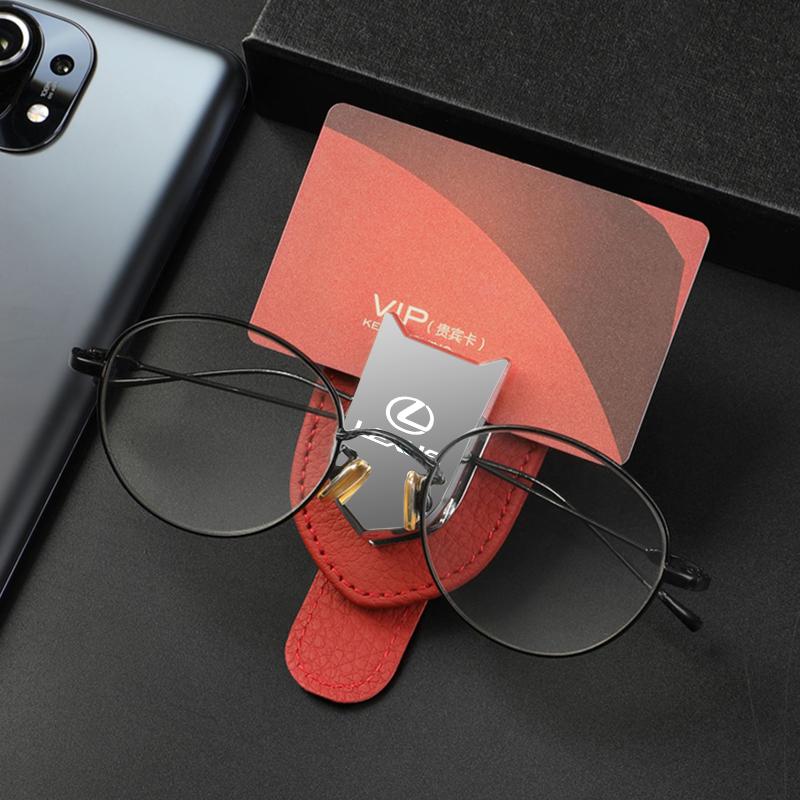 Car Sun Visor Glasses Clip Multifunctional Sunshade Storage Holder For Lexus FSPORT LBX NX RX 350h 450h ES UX 300e GS GX IS LS