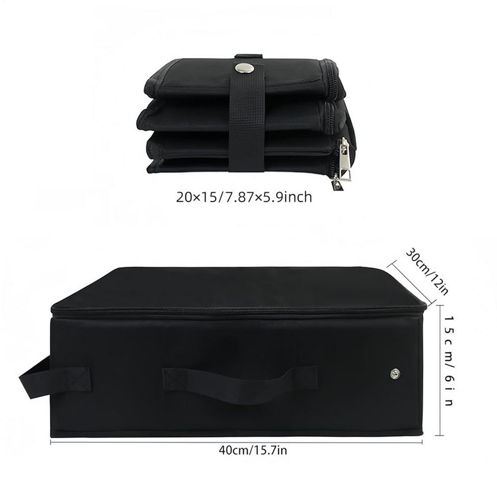 

Portable Litter Box Travel Litter Box for Cats Leak Proof Folding Waterproof Carrier Case with Lid Handle Pet Supplies