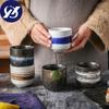 Ceramic Small Tea Cup Porcelain Hotel Restaurant Coffee Cup Simple Office Water Cup Drinkware