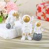 3/4Pcs Astronaut Figure Statue Figurine Spaceman Sculpture Educational Toy Desktop Home Decor Astronaut Model For Kids Gift