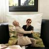COOL good omens new Group-pp  Pillow Case Square Double-Sided Sofa Cushion Cover Bedroom Bedside Pillow