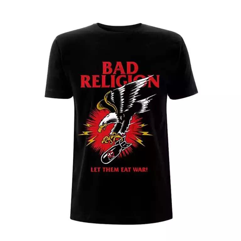 1980 Bad Religion Band PUNK Hardcore Casual Tshirt Mens and Womens Luxury Brand Top M