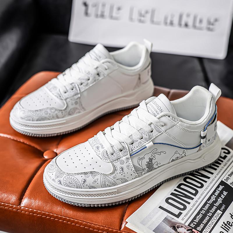 Men's Casual Shoes New Large Size Fashion Thick-soled Sports Shoes Men's Sneakers Outdoor Running Punk Shoes Men's Loafers